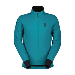 SCOTT Cycling thermal jacket - TRAIL STORM INSULOFT AL - blue