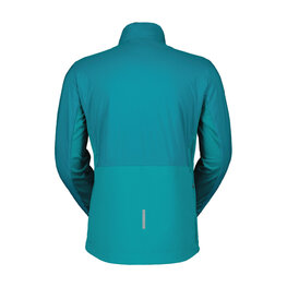 SCOTT Cycling thermal jacket - TRAIL STORM INSULOFT AL - blue