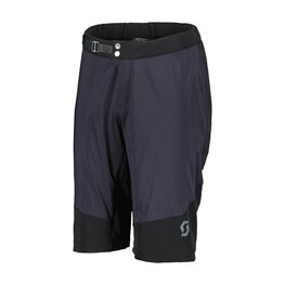 SCOTT Cycling shorts without bib - TRAIL STORM INSULOFT AL - black/grey