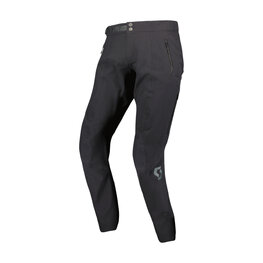SCOTT Cycling long trousers withot bib - TRAIL STORM WP - black