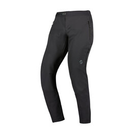 SCOTT Cycling long trousers withot bib - TRAIL STORM HYBRID - black