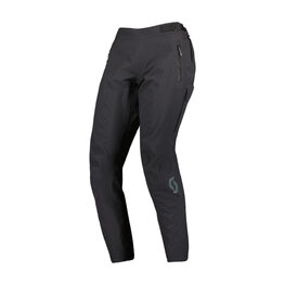 SCOTT Cycling long trousers withot bib - TRAIL STORM WP W - black