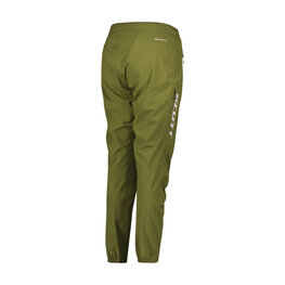 SCOTT Cycling long trousers withot bib - TRAIL STORM WP W - green