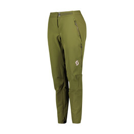 SCOTT Cycling long trousers withot bib - TRAIL STORM HYBRID W - green