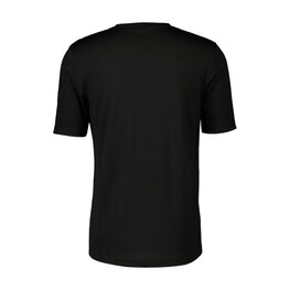 SCOTT Cycling short sleeve t-shirt - COMMUTER MERINO - black