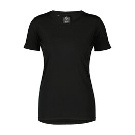 SCOTT Cycling short sleeve t-shirt - TEE COMMUTER MERINO W - black