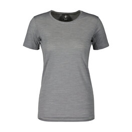 SCOTT Cycling short sleeve t-shirt - TEE COMMUTER MERINO W - grey