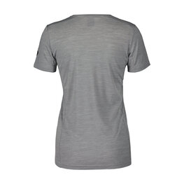SCOTT Cycling short sleeve t-shirt - TEE COMMUTER MERINO W - grey