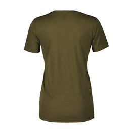 SCOTT Cycling short sleeve t-shirt - TEE COMMUTER MERINO W - green