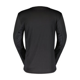 SCOTT Cycling summer long sleeve jersey - TRAIL VERTIC LS - black