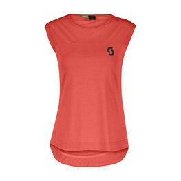 SCOTT Cycling short sleeve t-shirt - TRAIL FLOW W - red