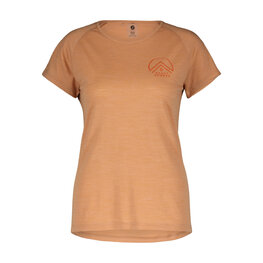 SCOTT Cycling short sleeve t-shirt - DEFINED MERINO TECH SS W - orange
