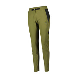 SCOTT Cycling long trousers withot bib - EXPLORAIR TECH W - green