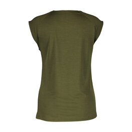 SCOTT Cycling short sleeve t-shirt - DEFINED MERINO W - green