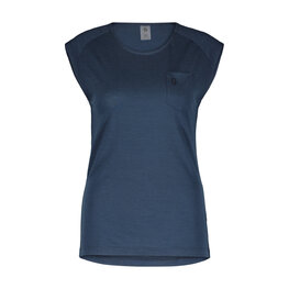 SCOTT Cycling short sleeve t-shirt - DEFINED MERINO W - blue