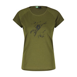 SCOTT Cycling short sleeve t-shirt - DEFINED DRI SS W - green