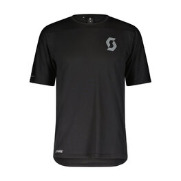SCOTT Cycling short sleeve t-shirt - TRAIL VERTIC PRO SS - black