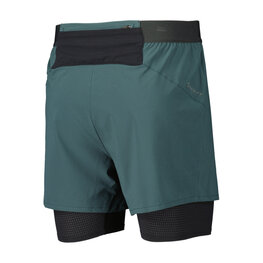 SCOTT Cycling shorts without bib - HYBRID ENDURANCE TECH - green/black