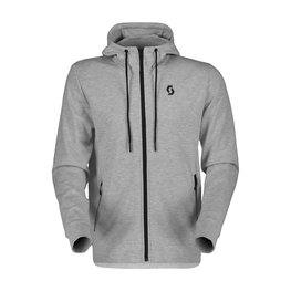 SCOTT hoodie - TECH ZIP - grey