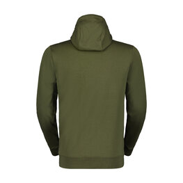 SCOTT hoodie - TECH ZIP - green