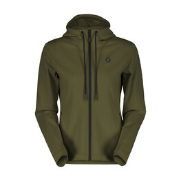 SCOTT hoodie - TECH ZIP W - green