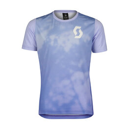 SCOTT Cycling short sleeve jersey - TRAIL VERTIC 20 SS JR - blue