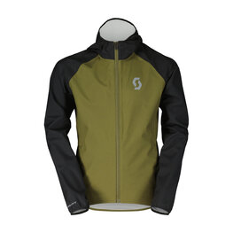 SCOTT Cycling windproof jacket - WP JR - green/black