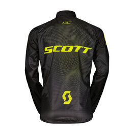 SCOTT Cycling windproof jacket - RC PRO WB JR - black/yellow