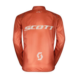 SCOTT Cycling windproof jacket - RC PRO WB JR - orange