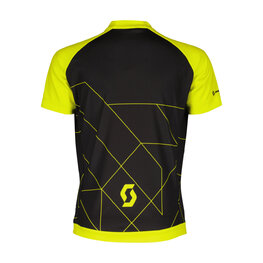 SCOTT Cycling short sleeve jersey - RC TEAM SS JR - black/yellow