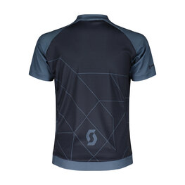 SCOTT Cycling short sleeve jersey - RC TEAM SS JR - blue