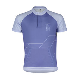 SCOTT Cycling short sleeve jersey - RC TEAM SS JR - blue