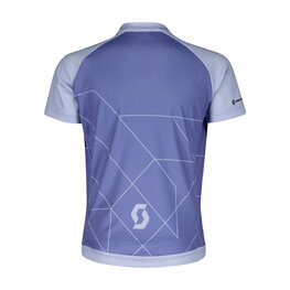 SCOTT Cycling short sleeve jersey - RC TEAM SS JR - blue