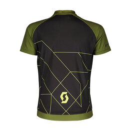 SCOTT Cycling short sleeve jersey - RC TEAM SS JR - black/green
