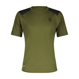 SCOTT Cycling short sleeve jersey - DEFINED TECH SS - green/black