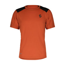 SCOTT Cycling short sleeve jersey - DEFINED TECH SS - orange
