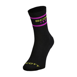 SCOTT Cyclingclassic socks - RETRO CASUAL CREW - black