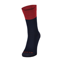 SCOTT Cyclingclassic socks - BLOCK STRIPE CREW - blue/red