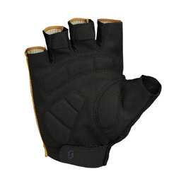 SCOTT Cycling fingerless gloves - ESSENTIAL GEL SF - brown/black