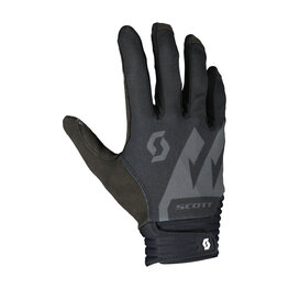 SCOTT Cycling long-finger gloves - DH FACTORY - grey/black