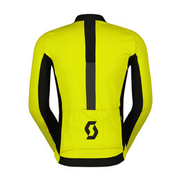 SCOTT Cycling windproof jacket - RC PRO WARM GTX WS - yellow/black