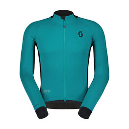 SCOTT Cycling windproof jacket - RC PRO WARM GTX WS - green/black