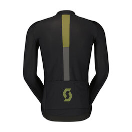 SCOTT Cycling windproof jacket - RC PRO WARM HYBRID GTX WS - green/black