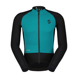 SCOTT Cycling windproof jacket - RC PRO WARM HYBRID GTX WS - blue/black