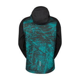 SCOTT waterproof jacket - TRAIL STORM WP - black/green