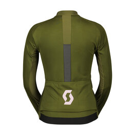 SCOTT Cycling windproof jacket - RC PRO WARM GTX WS W - green/pink