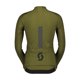 SCOTT Cycling windproof jacket - RC PRO WARM HYBRID GTX WS W - black/green