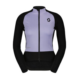 SCOTT Cycling windproof jacket - RC PRO WARM HYBRID GTX WS W - black/purple