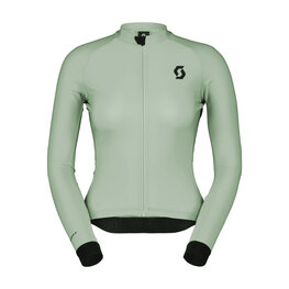 SCOTT Cycling winter long sleeve jersey - RC PRO WARM W - green