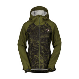 SCOTT waterproof jacket - TRAIL STORM WP W - green/black